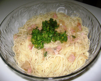 Espaguete com Molho de Aspargos