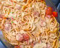 Macarrão com salsicha