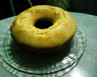 Bolo de fubá com baunilha