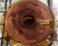 Bolo de batata doce roxa