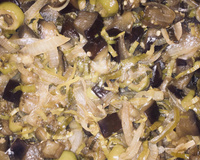 Antepasto de berinjela delícia sem pimentão