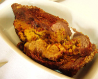 Maminha recheada ao forno