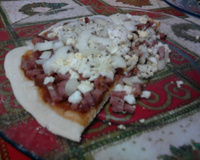 Pizza frita rapidinha