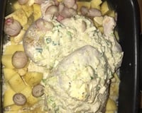 Frango assado na cerveja - chef Vitor Monteiro