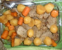 Lagarto ao molho de laranja