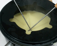 Fondue de queijo super econômico