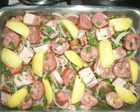 Chuletinha com batatas da Lita