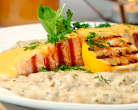 Fiz esse risoto de alho-poró com salmão para as visitas e todo mundo pediu a receita: veja como fazer