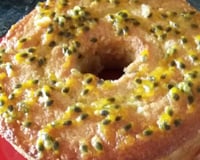 Bolo de maracujá fofinho