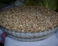 Pavê de castanha com pé-de-moleque