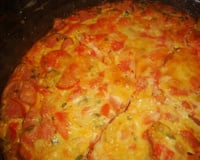 Omelete assado
