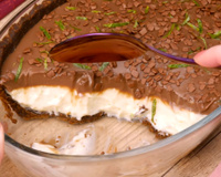 Torta de limão com ganache na travessa: delícia gelada e cremosa é a favorita da minha filha