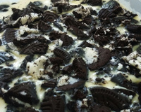 Pavê de chocolate branco com Negresco