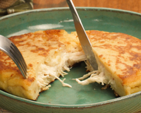 Pão de batata de frigideira fácil