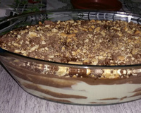 Pavê de baunilha e chocolate