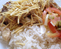 Bife acebolado especial com Hellmanns