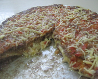 Torta de carne aos quatro queijos