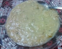 Sopa creme com frango e batata