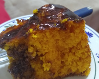 Bolo de cenoura cozida