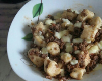 Nhoque de aipim (mandioca ou macaxeira)