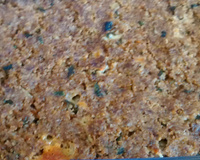 Quibe de forno recheado com mussarela e presunto