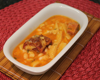 Dobradinha com feijão branco