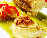 Lombo de bacalhau ao forno