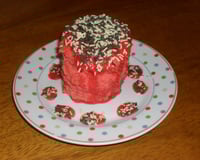 Bolo de caneca cor-de-rosa