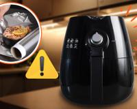 Papel alumínio na air fryer: NÃO pode colocar a folha metálica nas fritadeiras dessas marcas