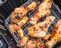 Coxa e sobrecoxa na airfryer