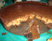Torta crocante de chocolate