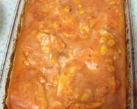 Peito de frango ao forno com requeijão