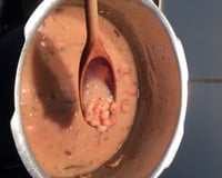 Feijão com linguica fresca