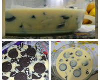 Pavê de chocolate branco com Negresco