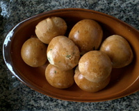 Pão caseiro com fermento em pó da Denise