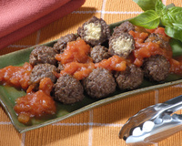 Almôndegas recheadas