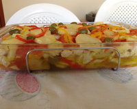 Filé de merluza no azeite