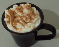 Chocolate quente cremoso