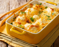 Couve-flor gratinada