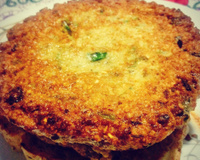 Hambúrguer de aveia vegetariano