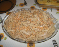 Macarrão suíço ao molho de camarão