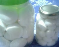 Ovos de galinha em conserva