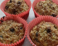 Bolo de aveia e banana