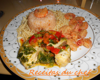 Cação ao leite de coco