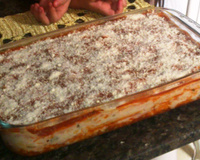 Lasanha simples de frango