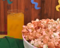 Pipoca doce colorida