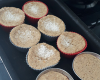 Bolo saudável de banana ou maçã