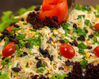 Esse salpicão é o melhor para a ceia de Natal: já anota a receita para preparar na véspera e deixar no ponto perfeito