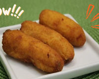 Banana empanada na airfryer: fruta fica uma delícia e é uma ótima opção de lanche saudável