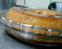 Bolo-Pudim de laranja/chocolate